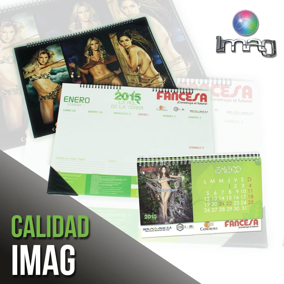 Calendarios 2015 impresos de alta calidad