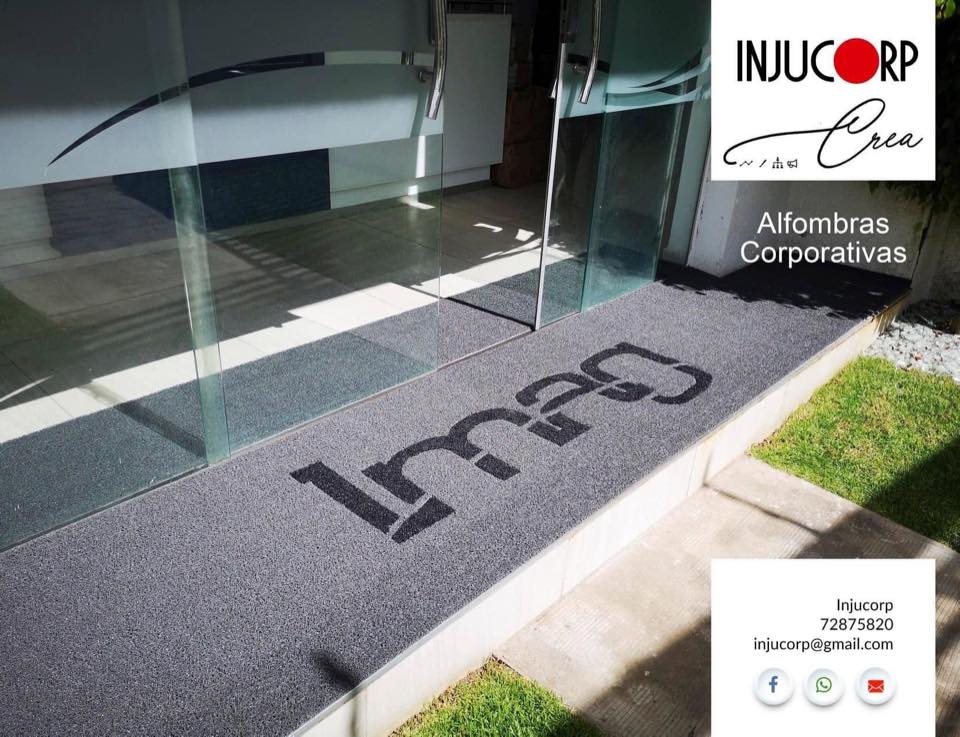 Alfombra corporativa impresa con logo IMAG