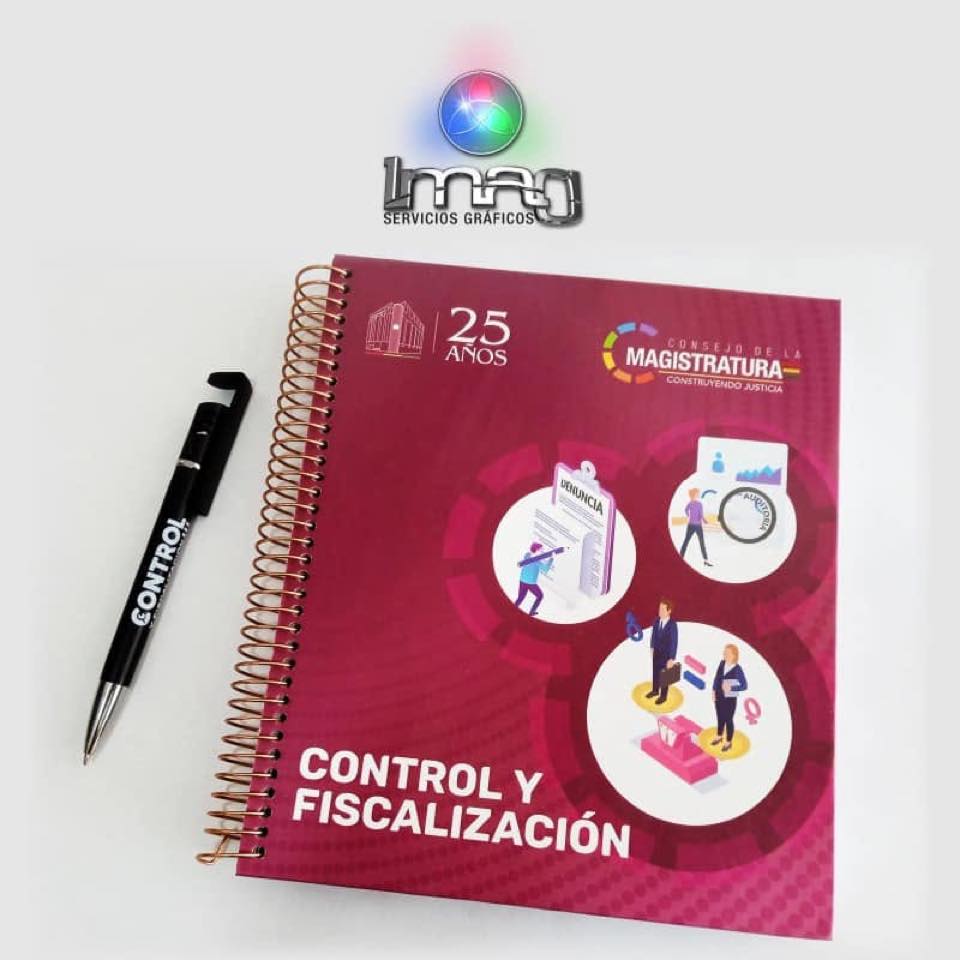 Libro anillado Control y Fiscalización Magistratura