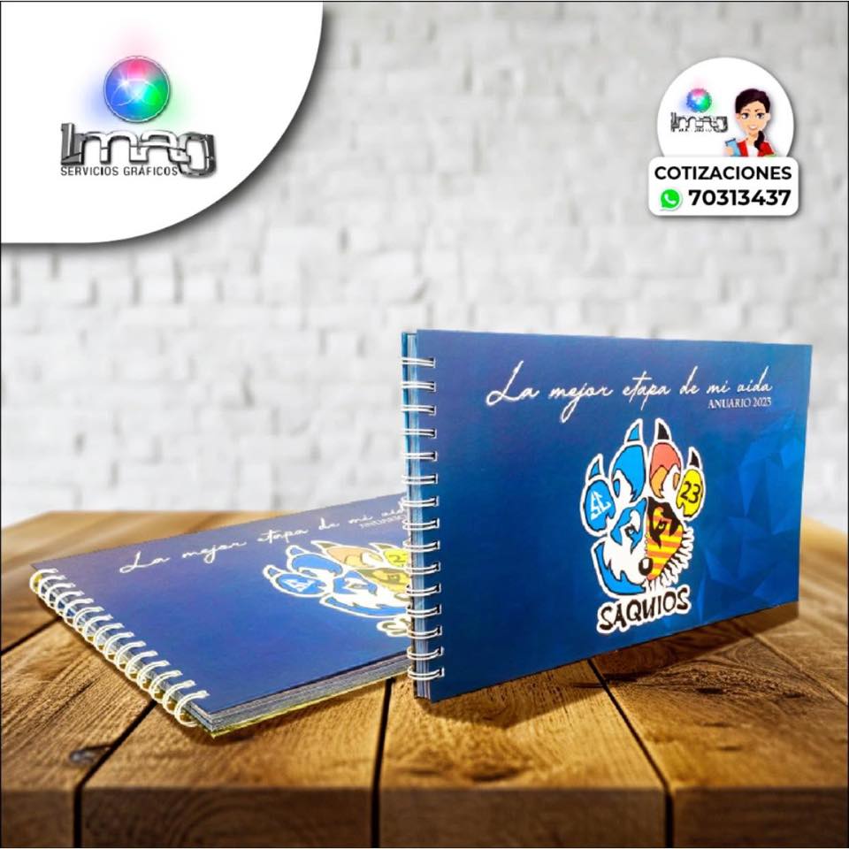 Cuadernos anillados azules La mejor etapa de mi vida