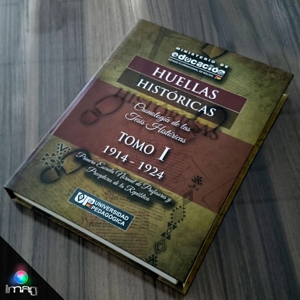 Libro Huellas Historicas Tomo I impreso con tapa decorada